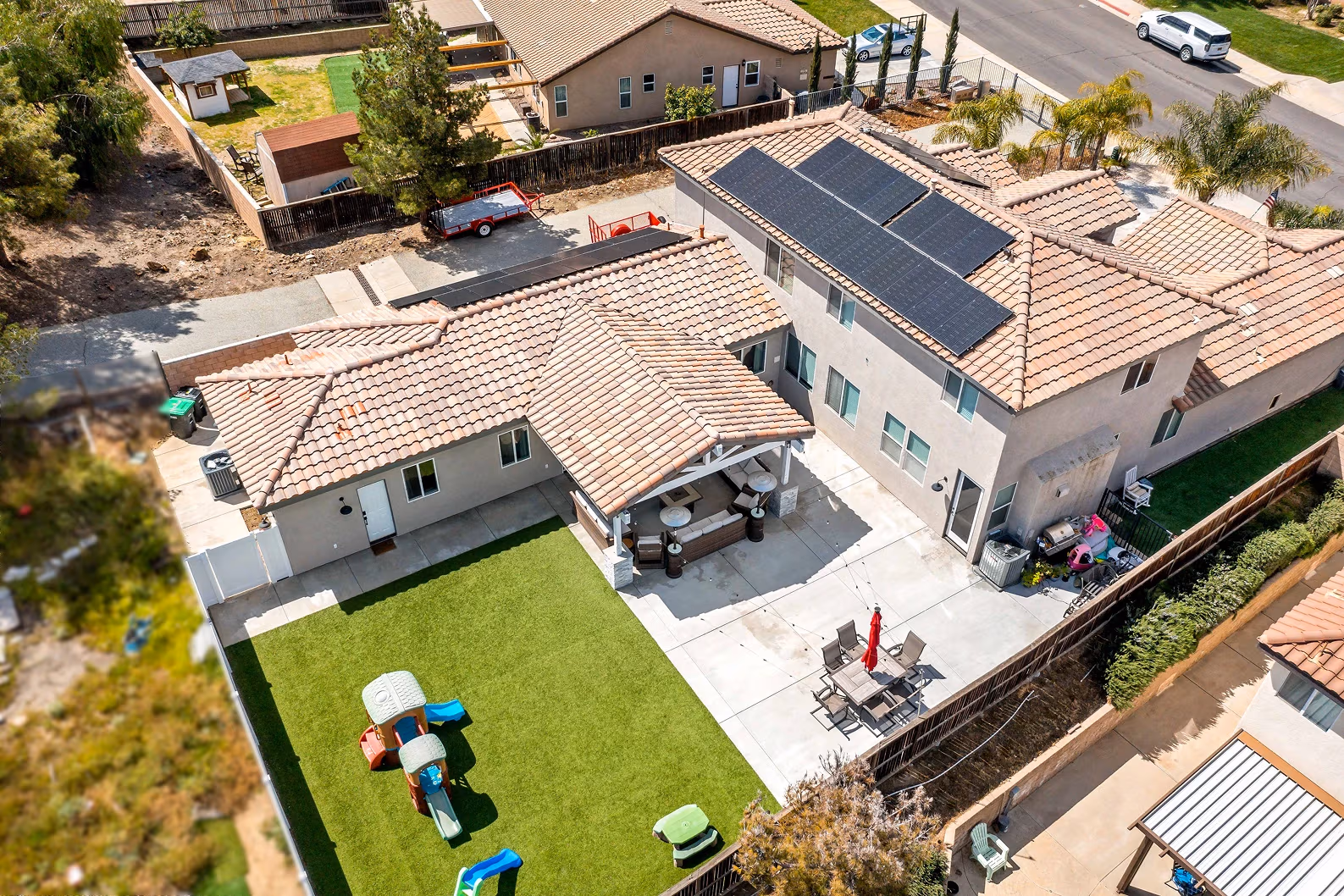 Modern ADU exterior with large windows and professional landscaping
